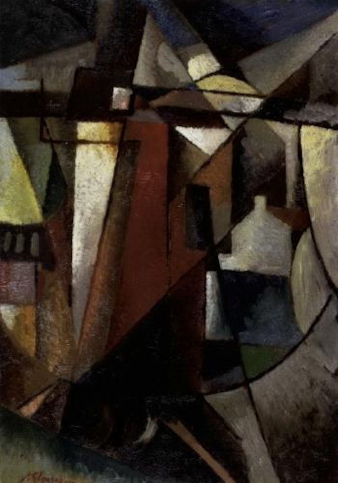 Paysage au Moulin a Vent by Albert Gleizes
