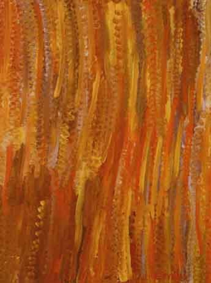 My Country body paint by Emily Kame Kngwarreye