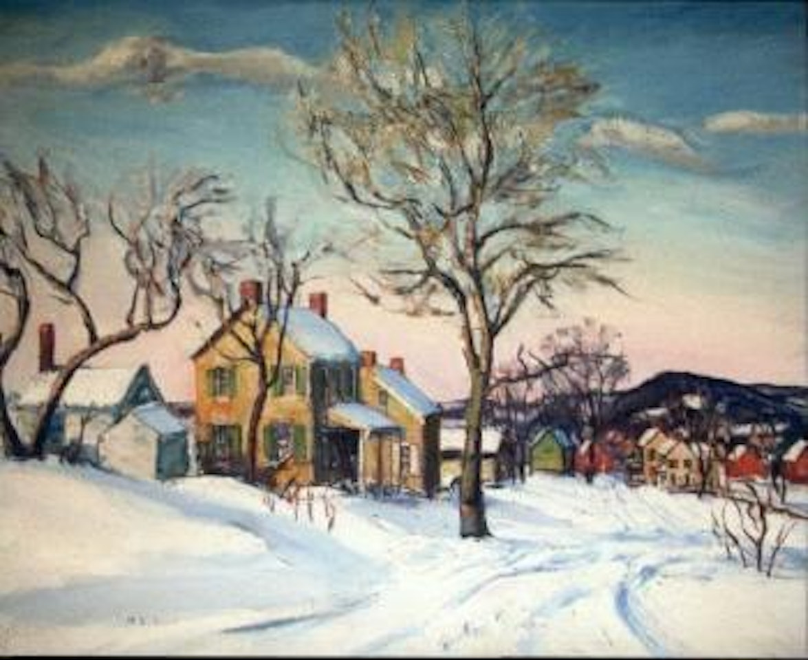 Winter sunlight by Walter Emerson Baum