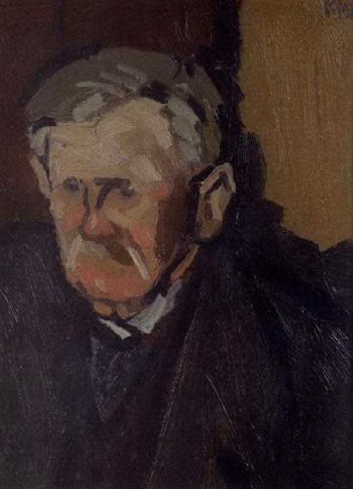 Mr Thomas, Cemlyn by Kyffin Williams