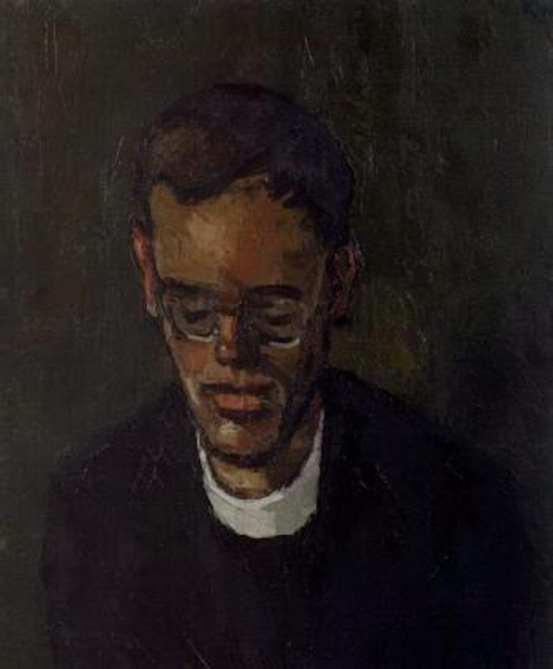 Portrait of Dom John Roberts by Kyffin Williams