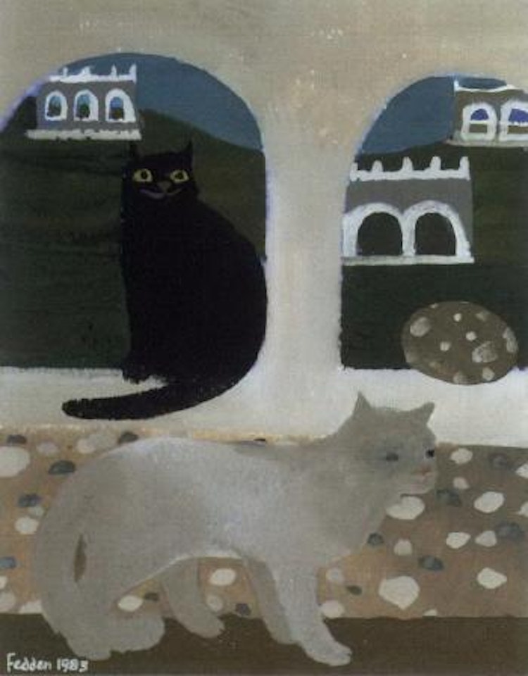 Cats in Turkey by Mary Fedden