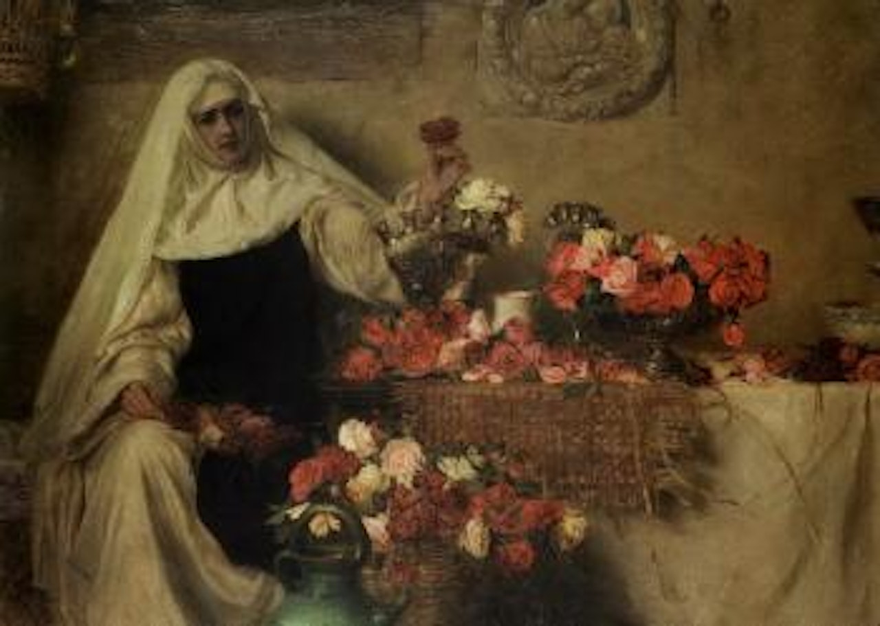 For Saint Dorothea's day by Herbert James Draper