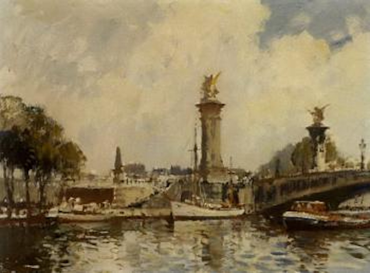 Pont Alexandre III, Paris by Edward Seago