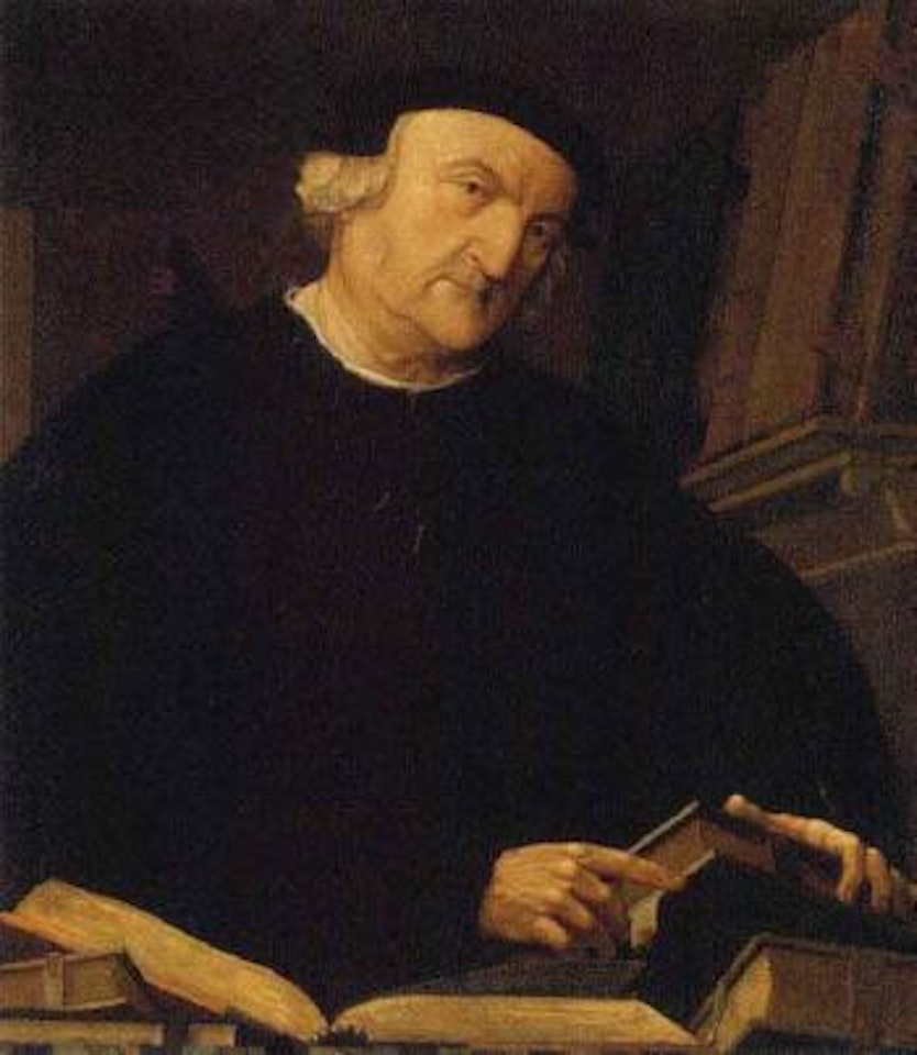 Portrait d'homme tenant des livres by Lorenzo Lotto