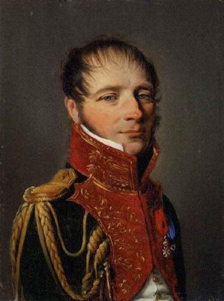 Portrait de militaire by Louis-Leopold Boilly