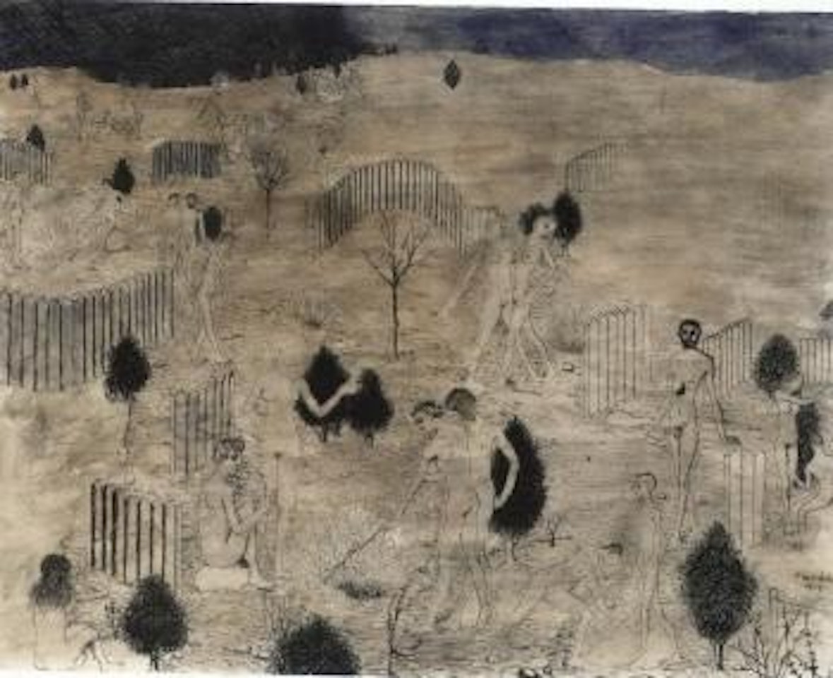 Feux by Paul Delvaux
