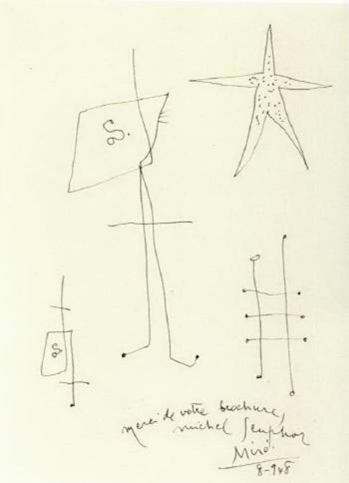 Figures by Joan Miró
