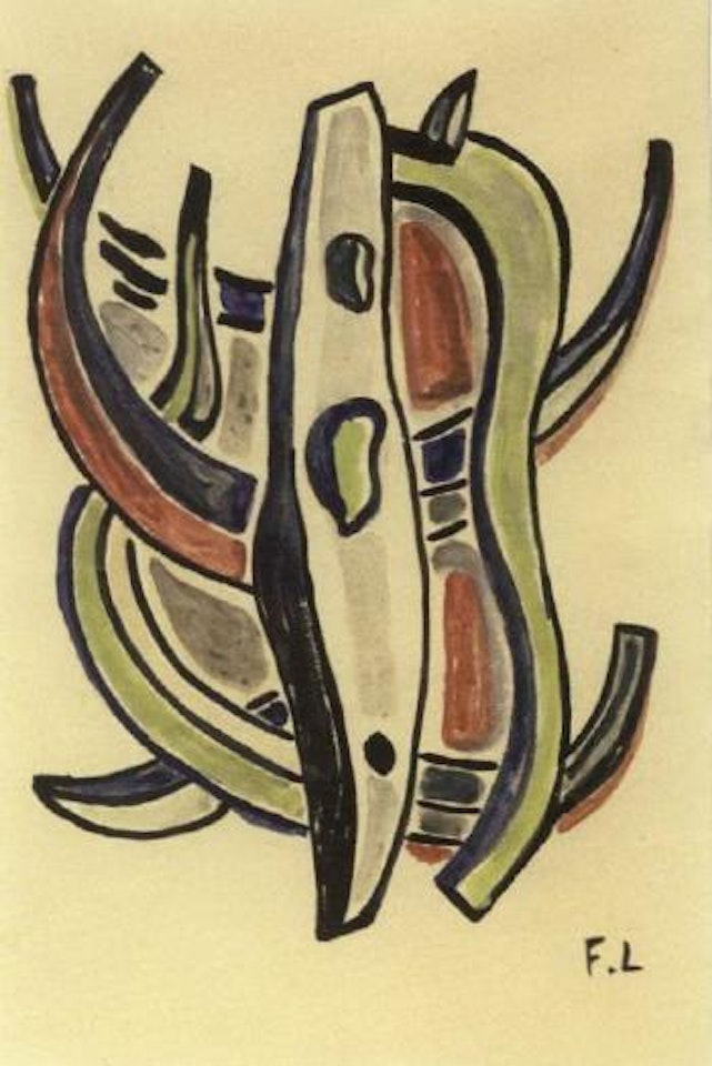 Composition abstraite by Fernand Leger