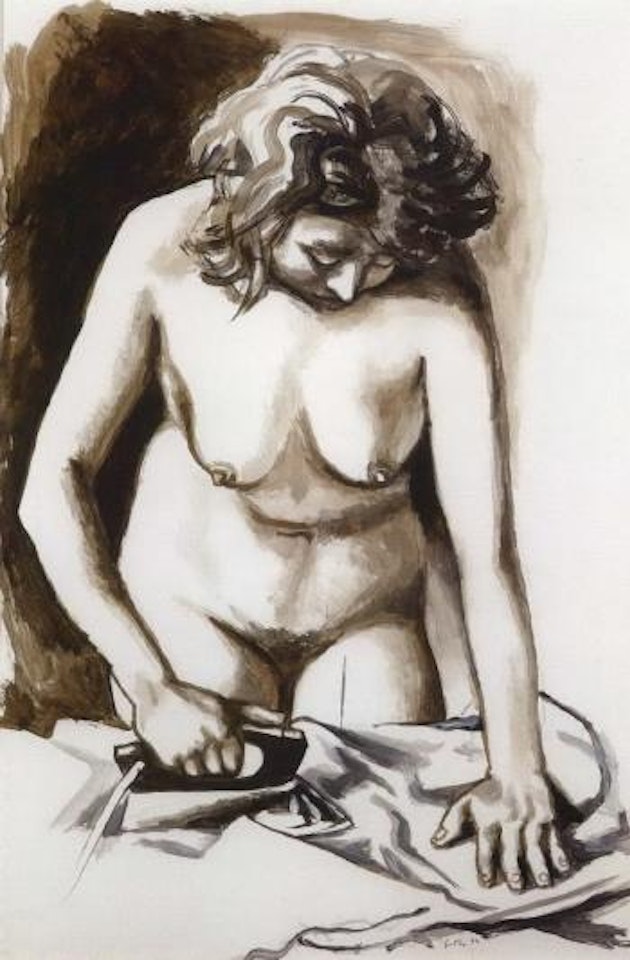 Woman ironing by Renato Guttuso