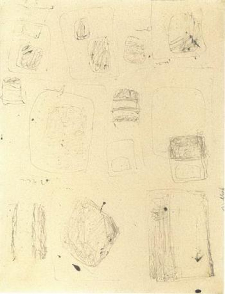 Studies by Lucio Fontana