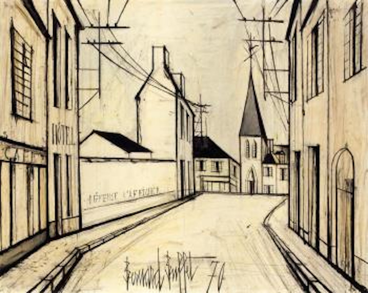Eglise au village by Bernard Buffet