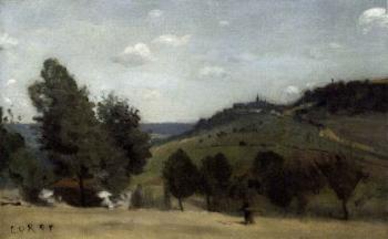 Suresnes by Jean Baptiste Camille Corot