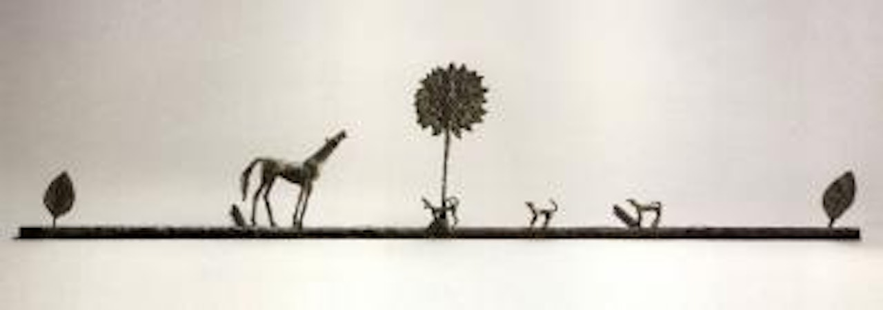 Grand paysage, la promenade des amis by Diego Giacometti