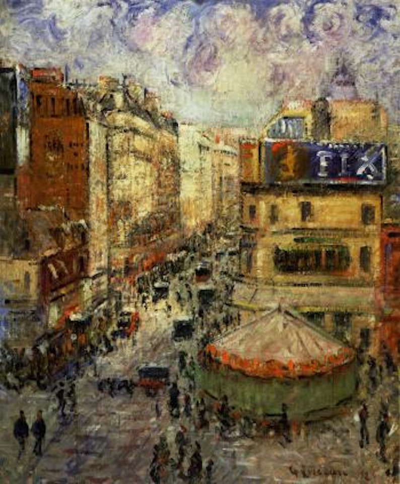 La rue de Clignancourt by Gustave Loiseau
