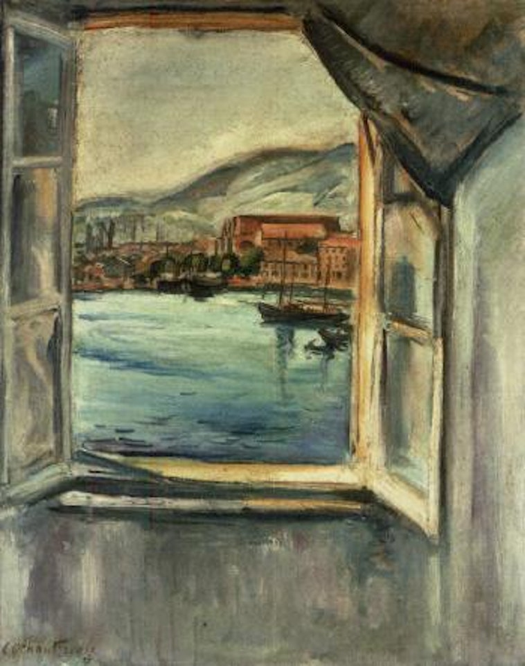 La fenetre sur le port de Toulon by Othon Friesz