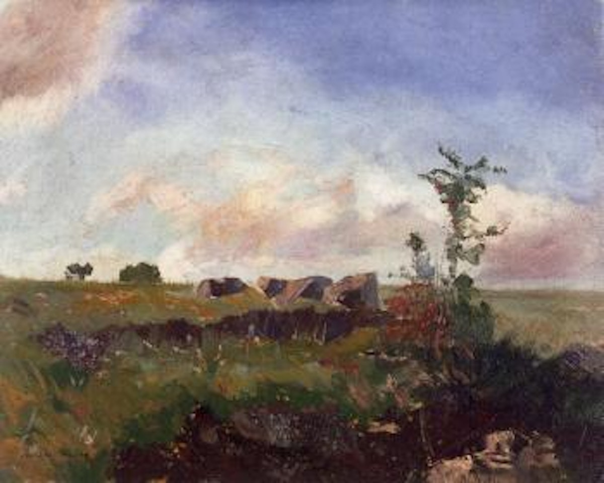 Les landes by Odilon Redon