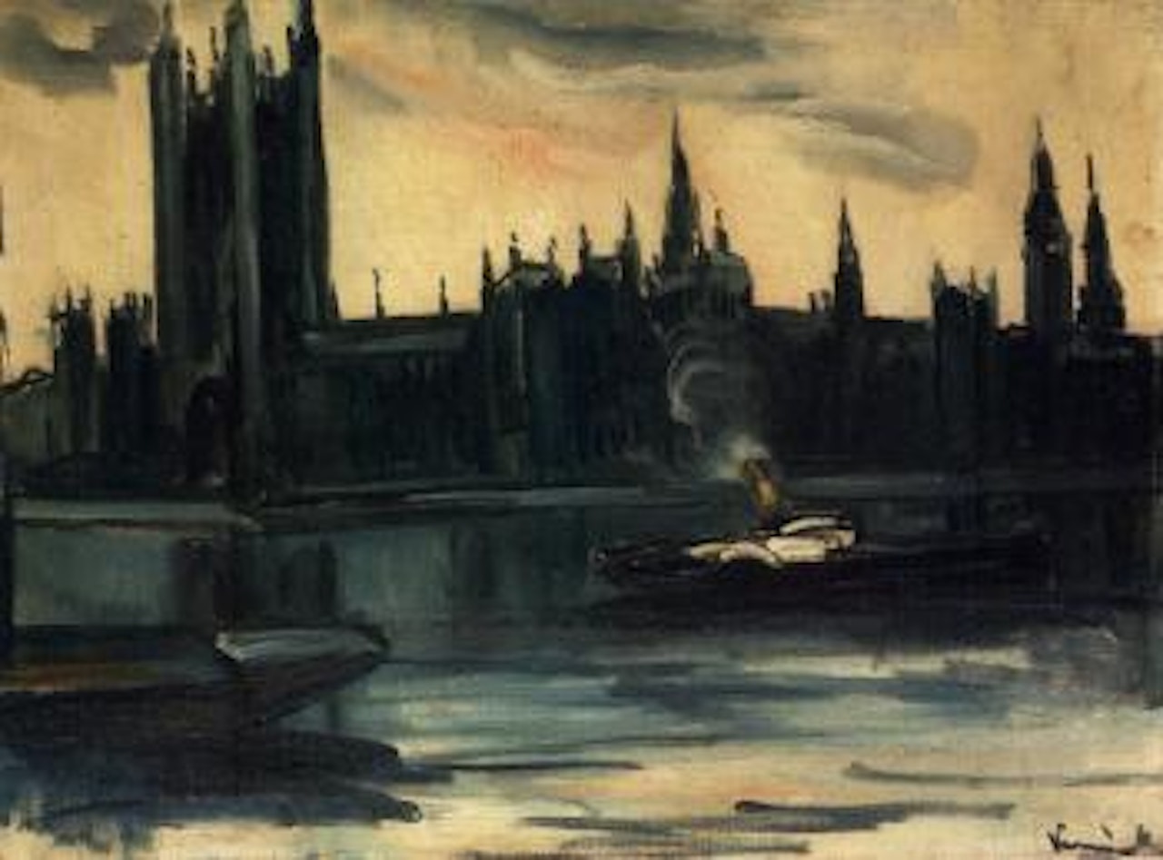 La Tamise a Westminster by Maurice de Vlaminck