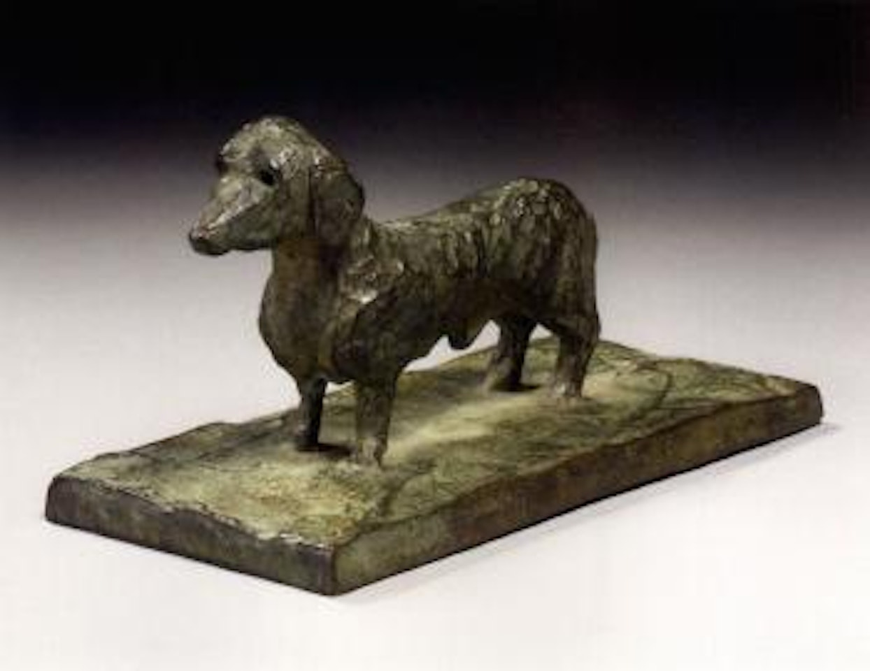 Basset sur petite terrasse by Diego Giacometti