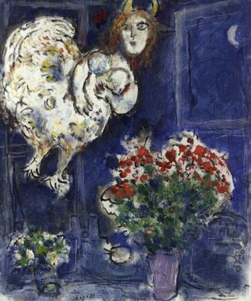 La fenetre bleue by Marc Chagall