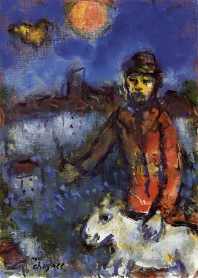 Le paysan by Marc Chagall