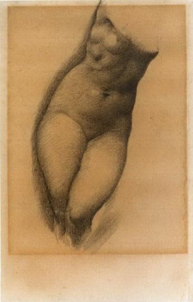 Study for the figure of Phyllis. Study for a female slave by Edward Coley Burne-Jones