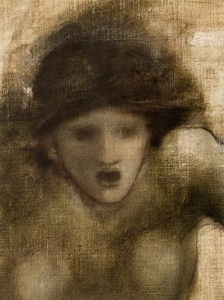Study for one of the Gorgons in the finding of Perseus by Edward Coley Burne-Jones