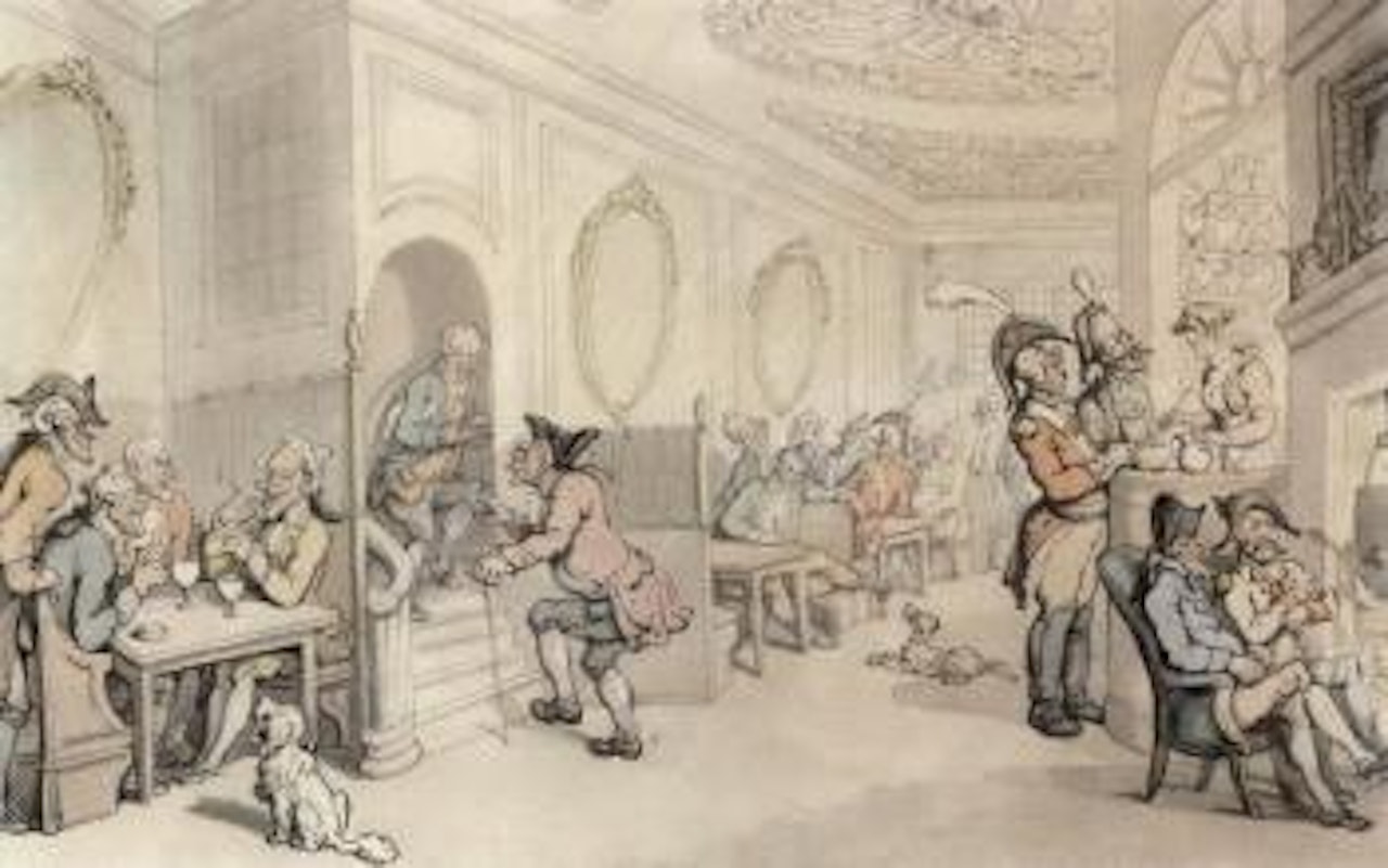 Strong waters at Bath by Thomas Rowlandson