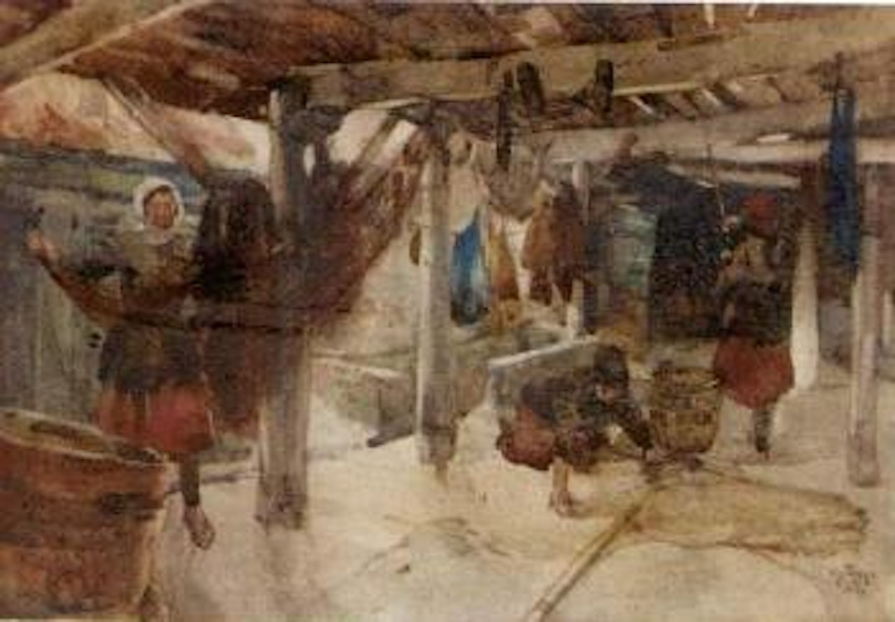 Fisherwomen, Etaples by William Russell Flint