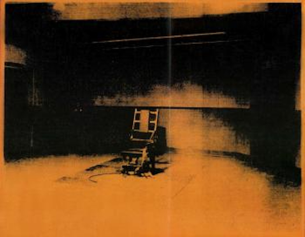 Little electric chair by Andy Warhol