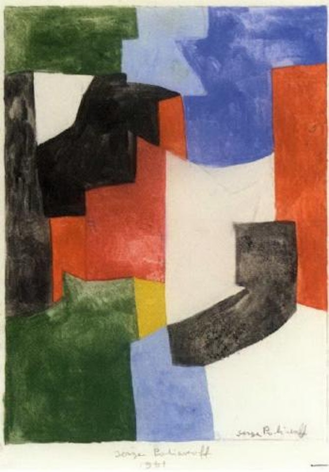 Composition abstraite by Serge Poliakoff