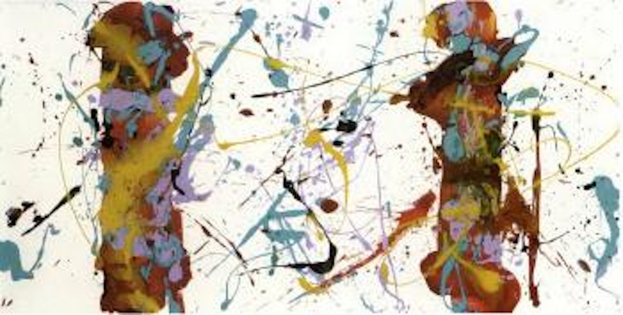 Untitled - SF86-101 by Sam Francis