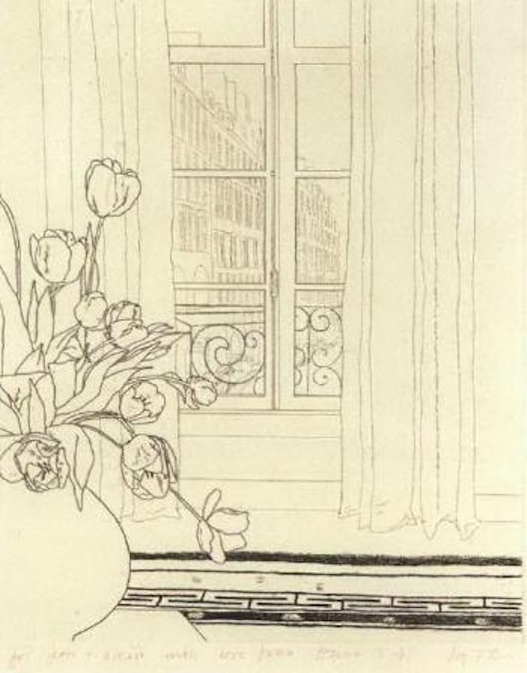 Rue de Seine by David Hockney