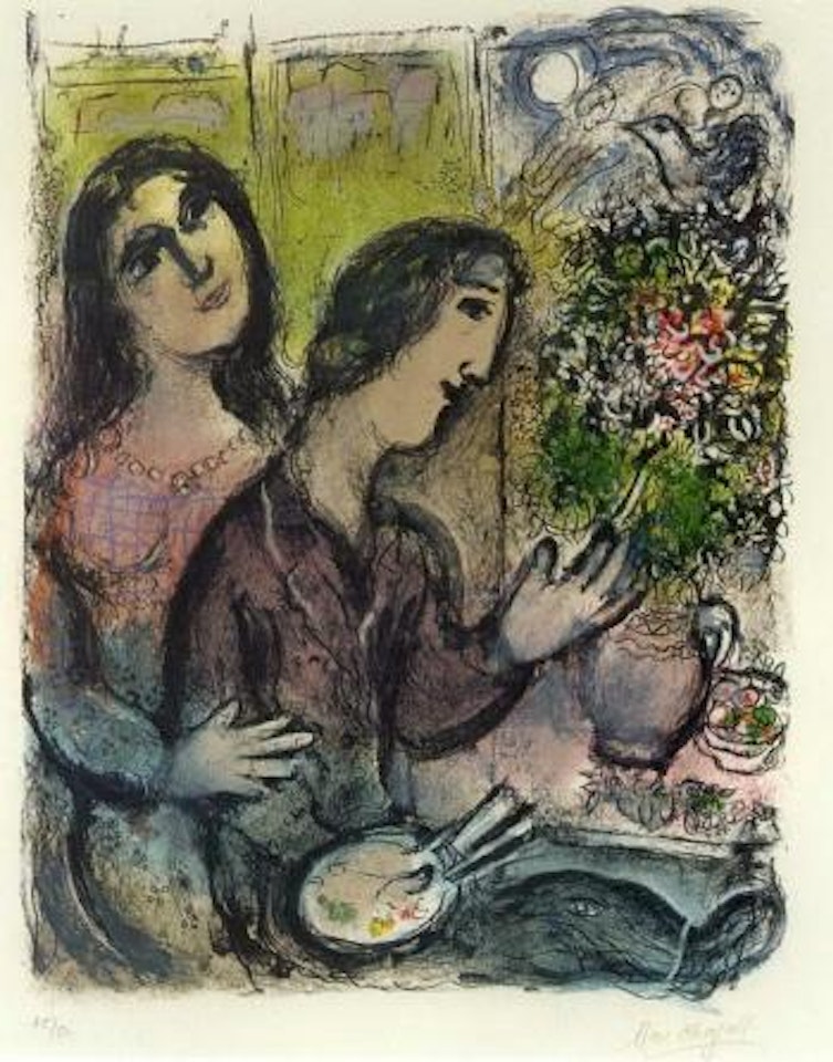Le femme du peintre by Marc Chagall
