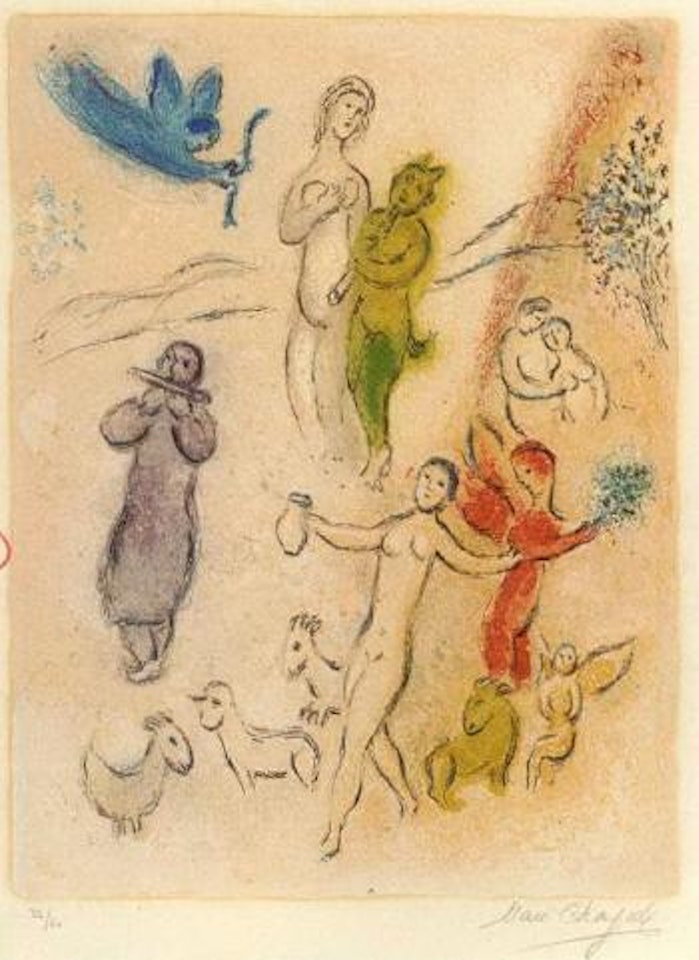 La fable de syringe by Marc Chagall