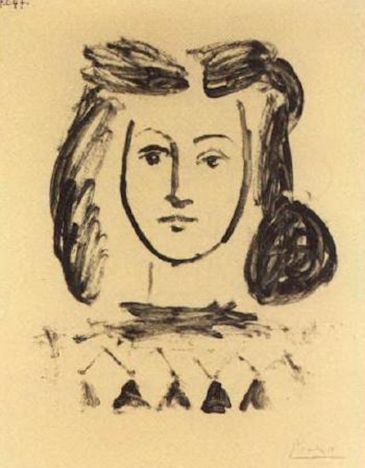 Buste de jeune fille by Pablo Picasso