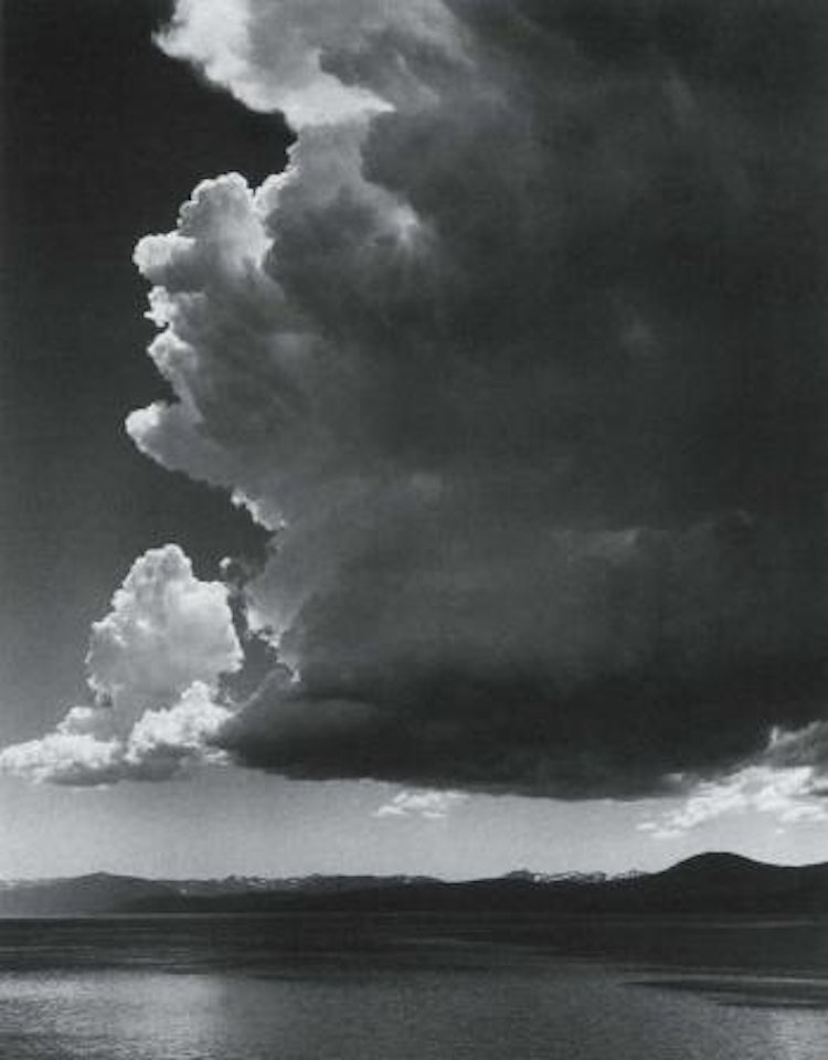 Thundercloud, Lake Tahoe by Ansel Adams
