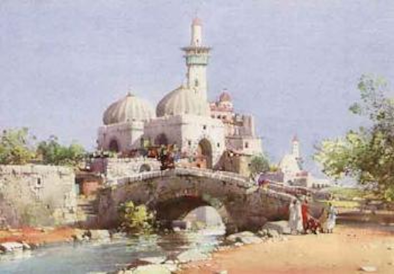 At the mosque by Noel Harry Leaver