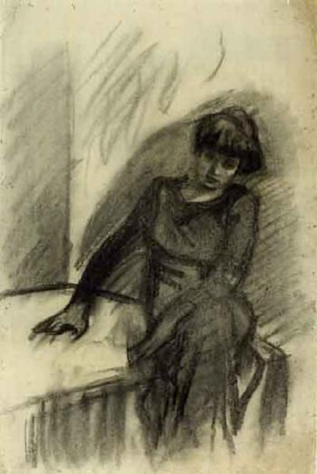 Femme assise by Juan Gris