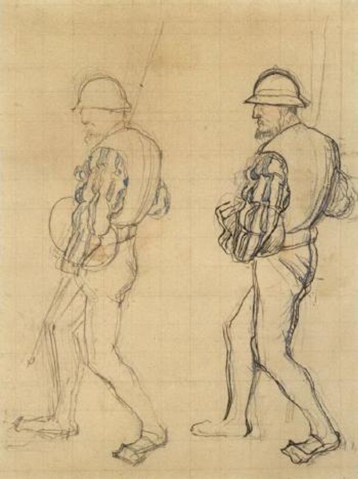 Design for a warrior by Ferdinand Hodler