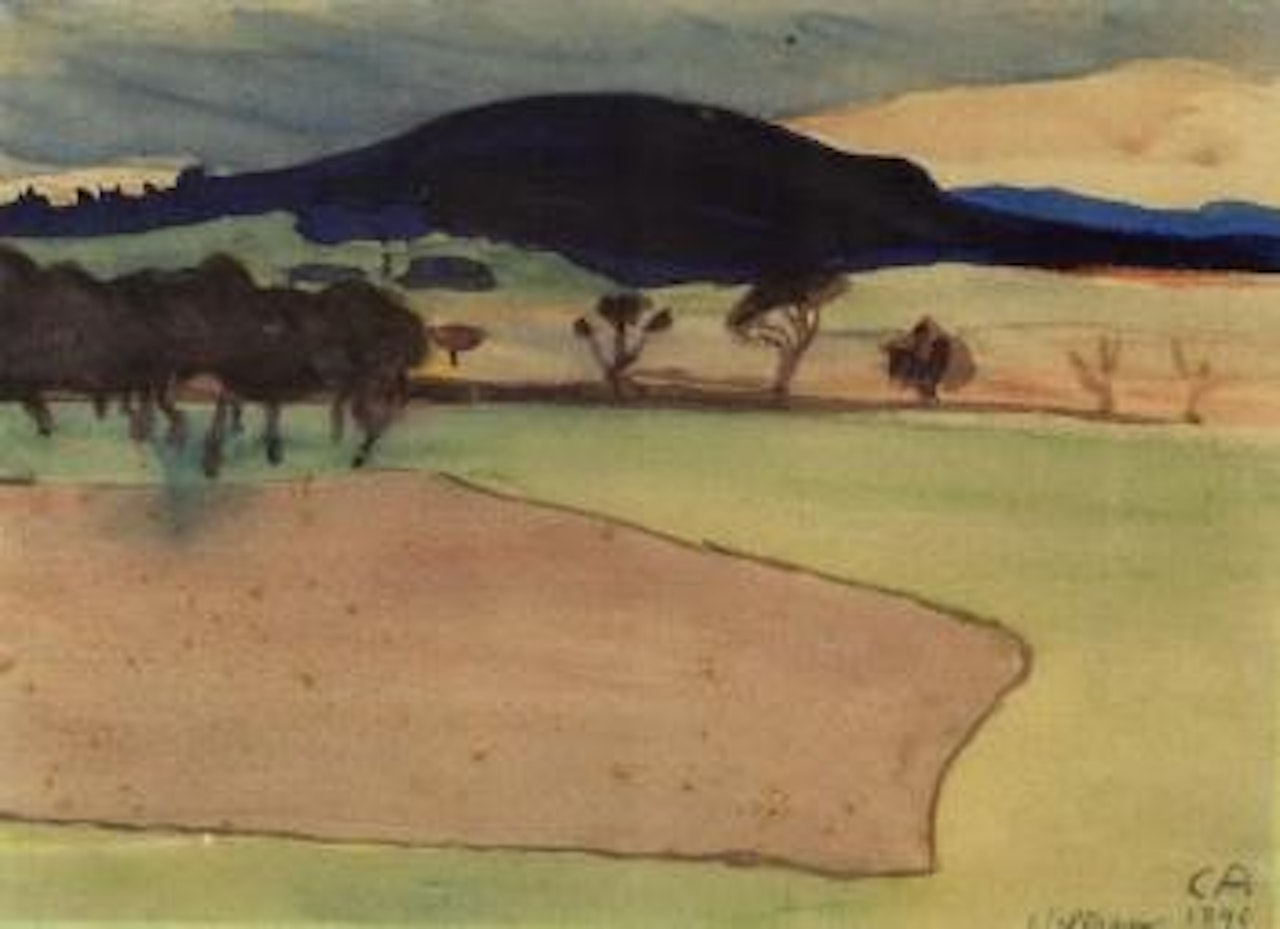 Landscape near Hellsau by Cuno Amiet