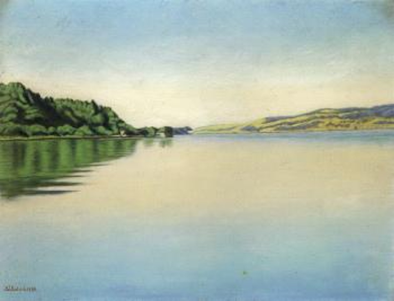 Summer morning at Entersee by Adolf Dietrich