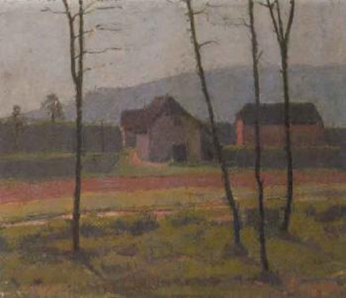 Landscape in moonlight by Albert Müller