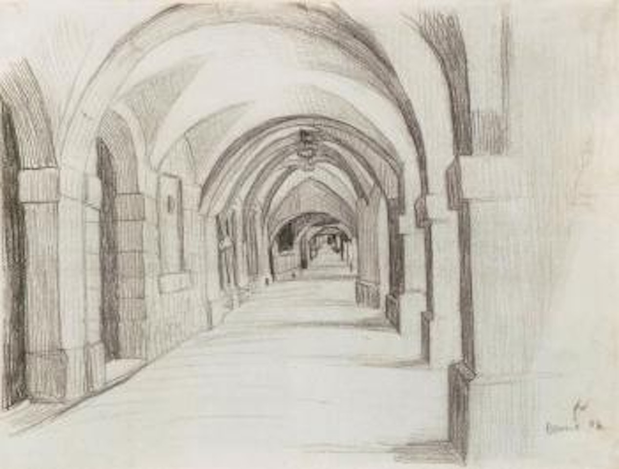 Arches in Bern by Félix Vallotton