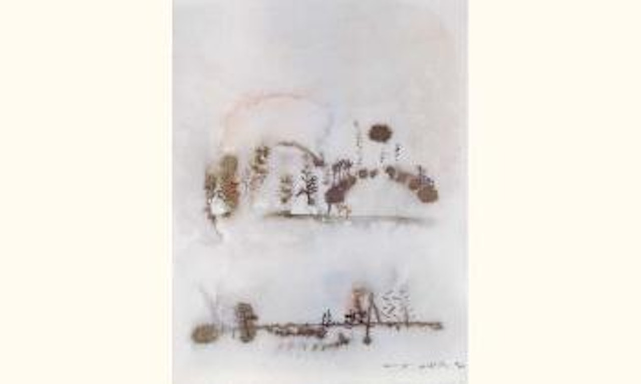 Naked trees by Zao Wou-Ki