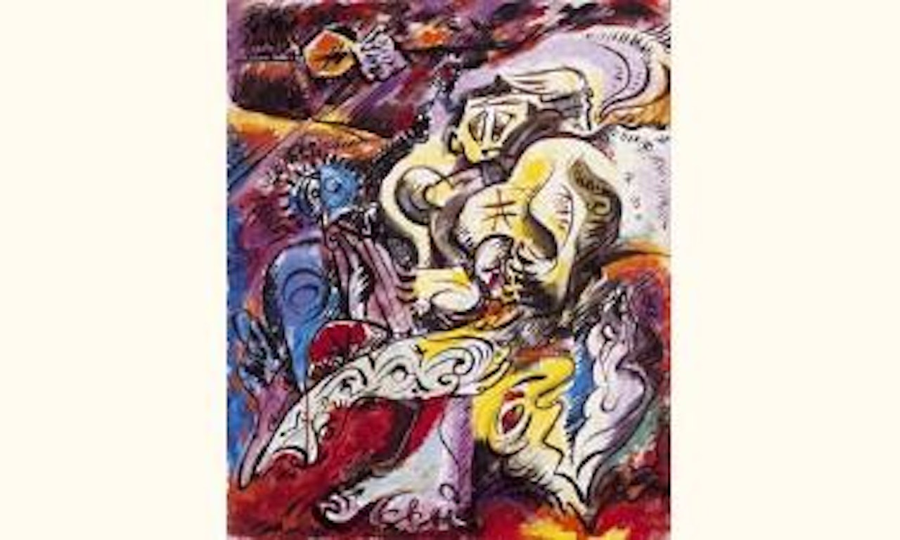 Roi David by André Masson