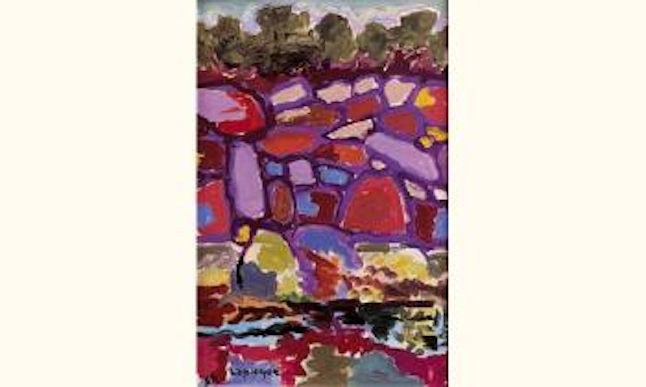Rochers a Brehat by Charles Lapicque