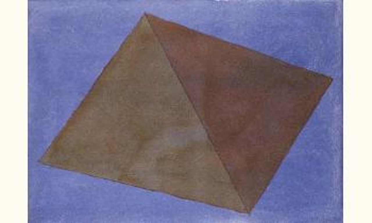 Small pyramid by Sol LeWitt