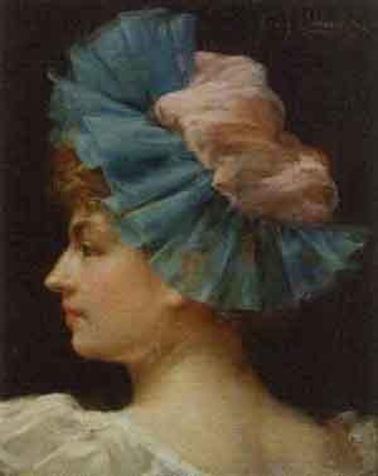 Portrait de jeune femme by Leon Comerre