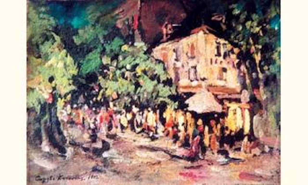 Place a Vichy by Konstantin Alekseevich Korovin